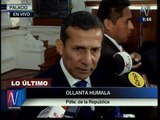 Ollanta Humala reconoció que tuvo duras palabras contra Mauricio Fiol