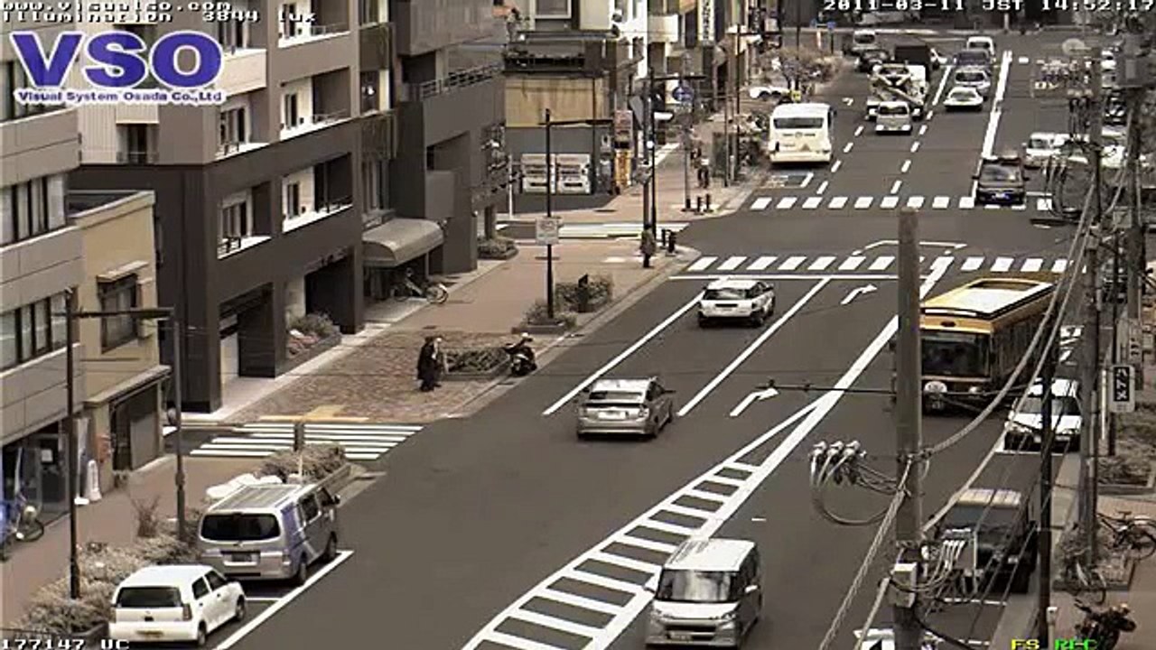 東日本大地震-東京都台東区での揺れ20110311