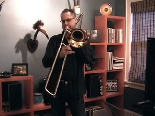 jazz ballad for solo trombone