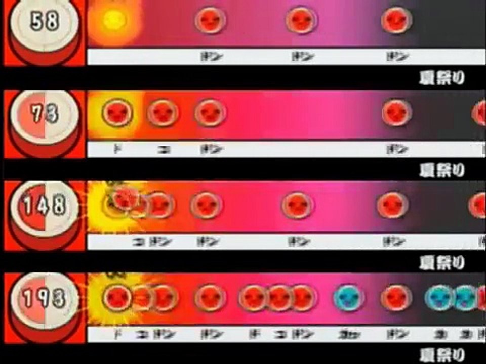 太鼓の達人　夏祭り　全難易度譜面 同時鑑賞動画