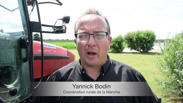 Manifestation des agriculteurs au Mont Saint-Michel