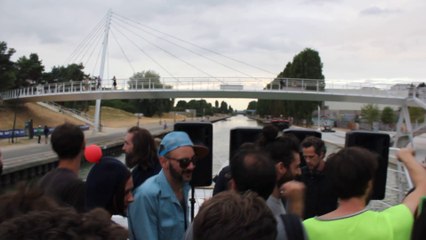 Croisière électro Microclimat Festival de l'Ourcq - Eté du Canal juillet 2015