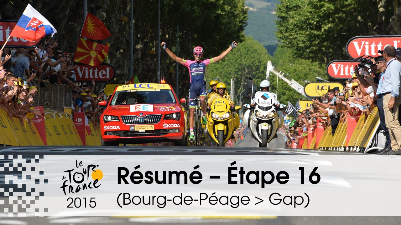 Résumé - Étape 16 (Bourg-de-Péage > Gap) - Tour de France 2015