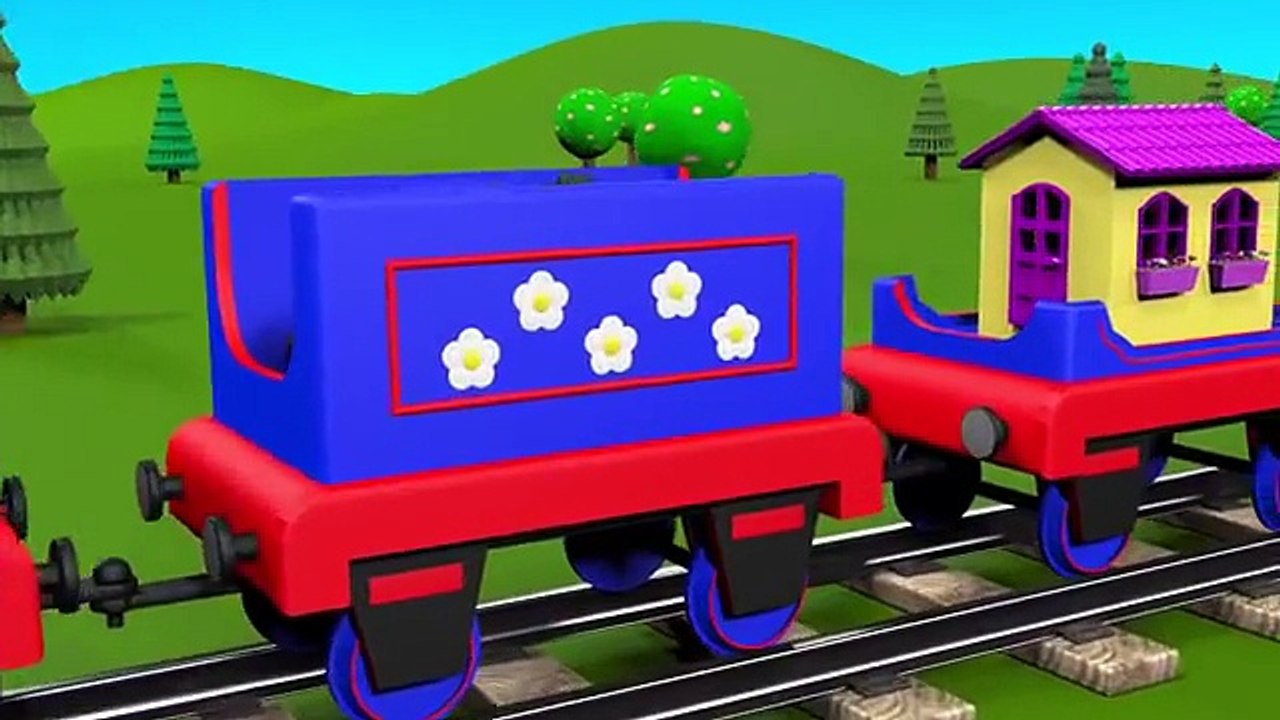 Cartoons for children kids toddlers. Learn to count to 10 with Choo-Choo Train.