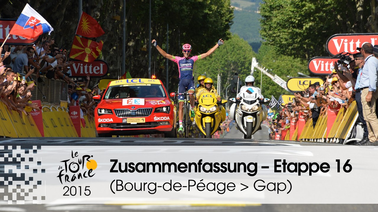 Zusammenfassung - Etappe 16 (Bourg-de-Péage > Gap) - Tour de France 2015