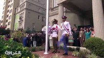 بالفيديو.. لحظات تاريخية.. رفع علم كوبا على سفارتها في قلب واشنطن