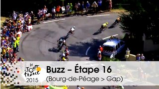 Buzz du jour / Buzz of the day - Geraint Thomas's crash - Étape 16 (Bourg-de-Péage > Gap) - Tour de France 2015