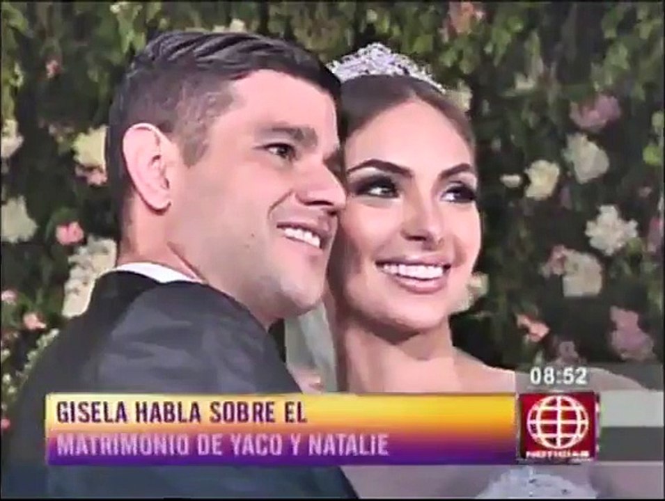 Gisela Valcárcel sobre boda de Yaco y Natalie: "No comparen"