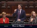 Camera dei Deputati, votata la fiducia al Governo Renzi.