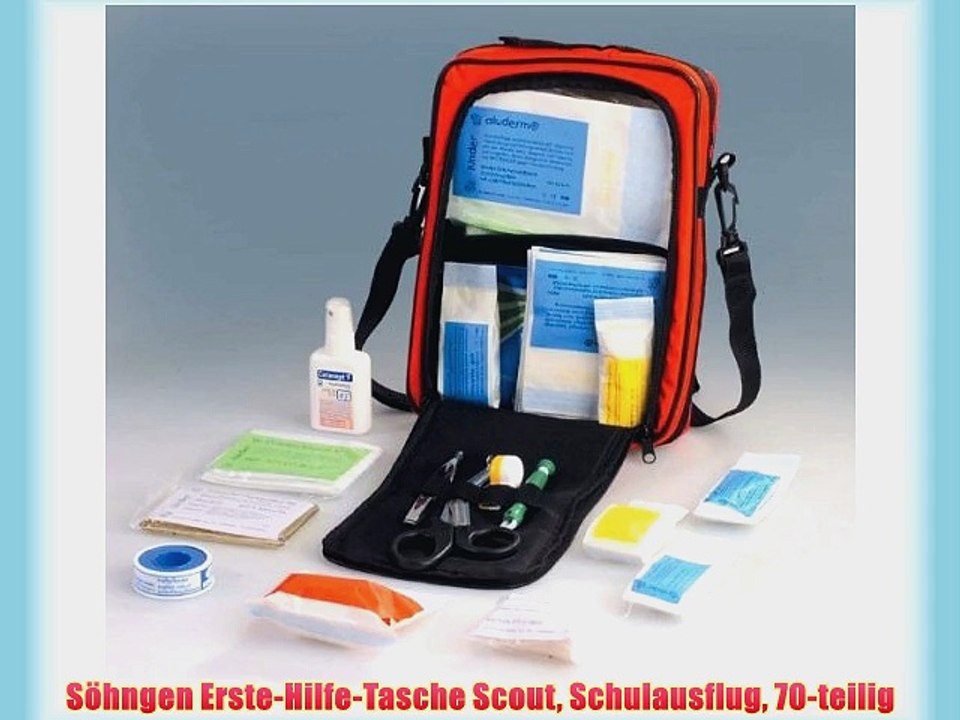 S?hngen Erste-Hilfe-Tasche Scout Schulausflug 70-teilig