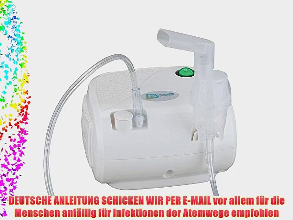 Omnibus BR-CN116B Inhalierger?t Inhalator Aerosol Therapie Vernebler Inhalation Kompressor
