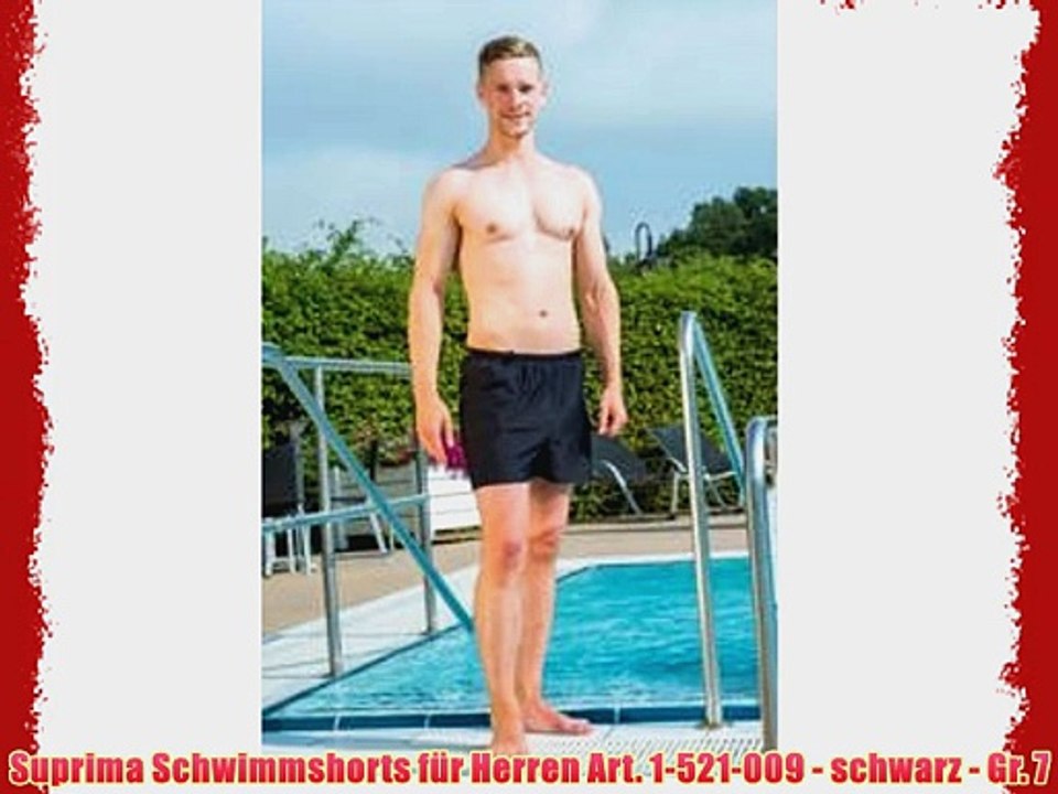 Suprima Schwimmshorts f?r Herren Art. 1-521-009 - schwarz - Gr. 7