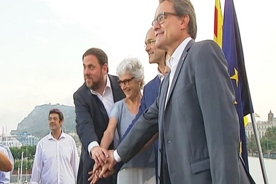 CDC y ERC se presentan al 27S con 'Juntos por el sí'