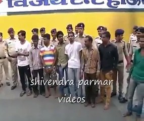 Police Taking Action Against Boys Standing out Girls Colleges