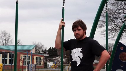 Brutal Swing Down Nutshot! *Voice goes High pitch