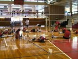 Entrenamiento  de la Selección Mexicana de Voleibol femenil Cd. Juárez