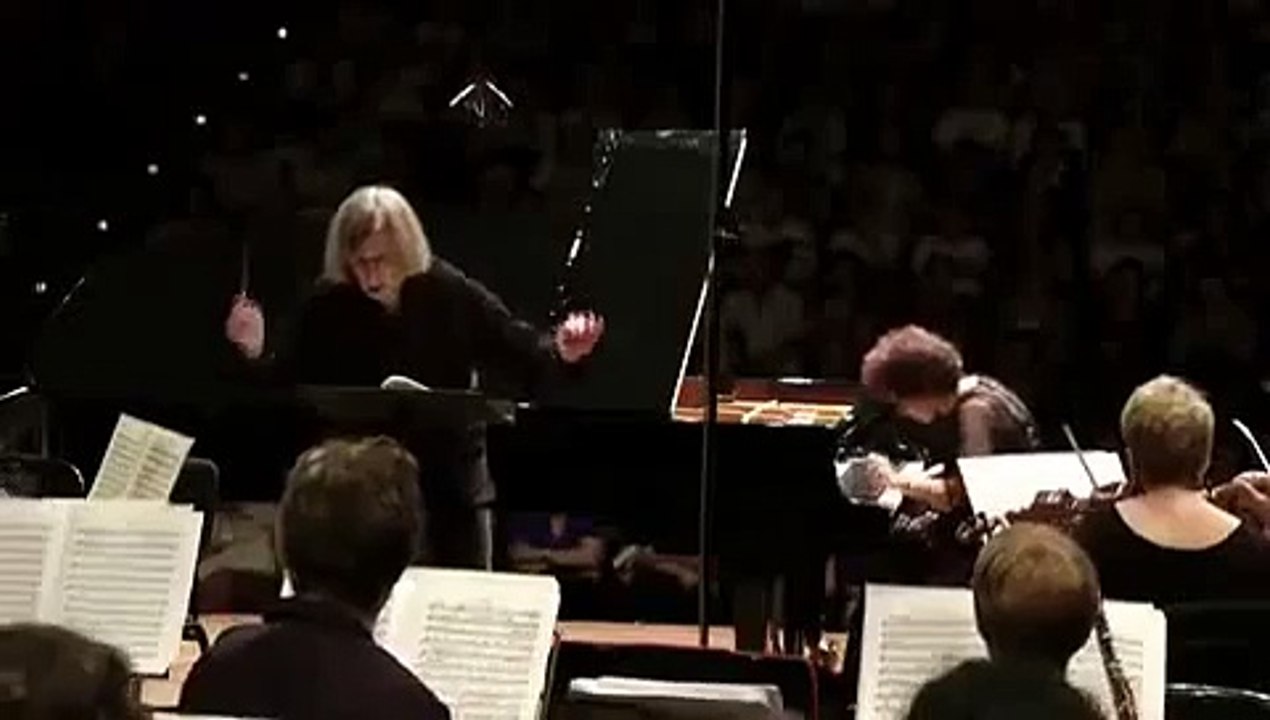 Israeli conductor,Israel Yinon, conducts...