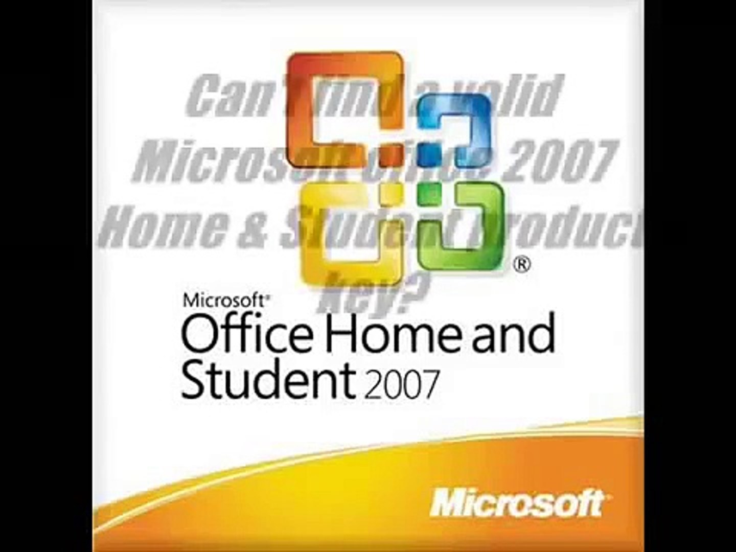 Office 07 Home And Student Working Product Key Free Video Dailymotion