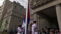 Bandera cubana ya ondea en Washington