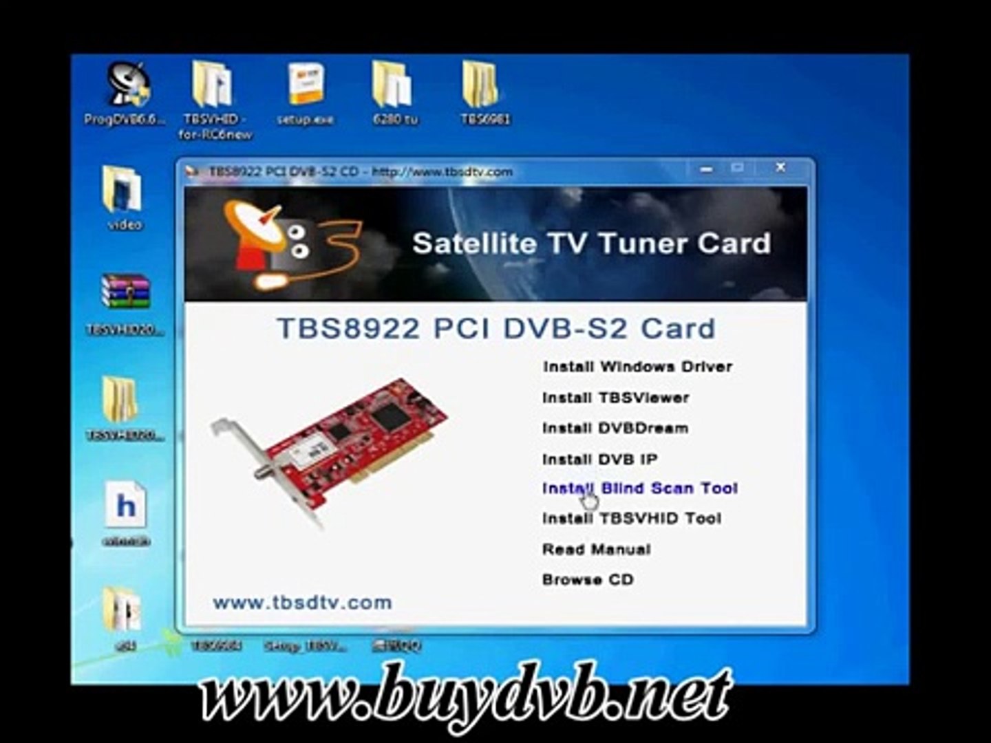 Satellite store tv card