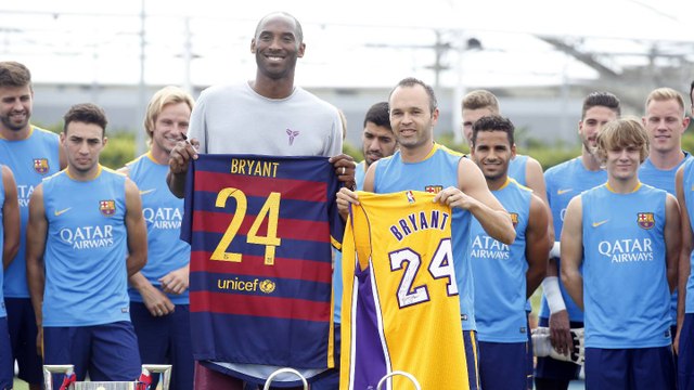 BEHIND THE SCENES Kobe Bryant meets FC Barcelona in Los Angeles