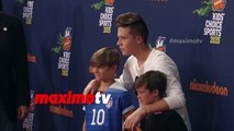 Brooklyn Beckham and Brothers Kids' Choice Sports 2015 Orange Carpet Arrivals