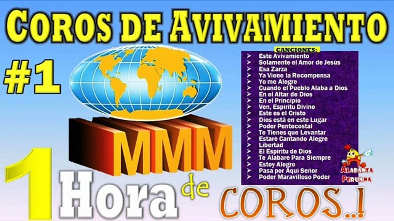 1 hora de coros continuos - Colección Coros y Alabanzas  Menap