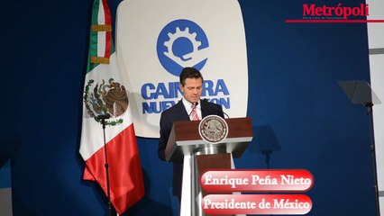 Enrique Peña Nieto da toma de protesta CAINTRA 2015 2016