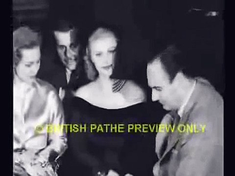 Brief Interview clips of Alan Ladd Virginia Mayo Jean Simmons John Mills 1946