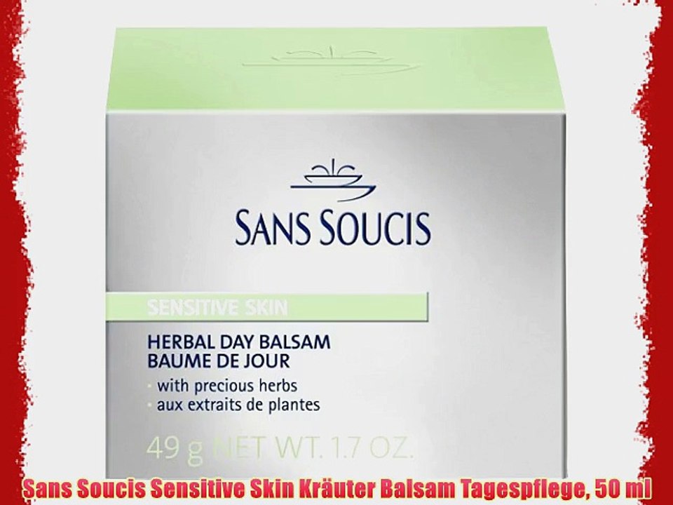 Sans Soucis Sensitive Skin Kr?uter Balsam Tagespflege 50 ml