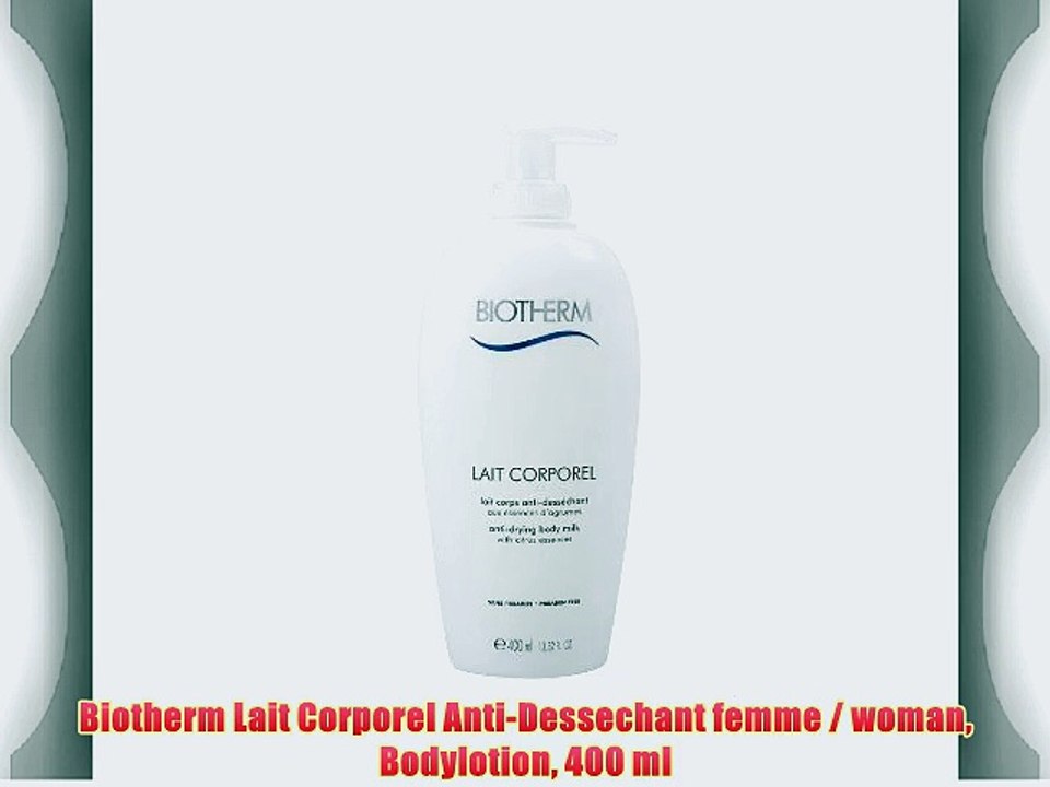 Biotherm Lait Corporel Anti-Dessechant femme / woman Bodylotion 400 ml
