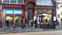 A walk around Oxford Street & Soho, in London UK (including the now gone HMV store)