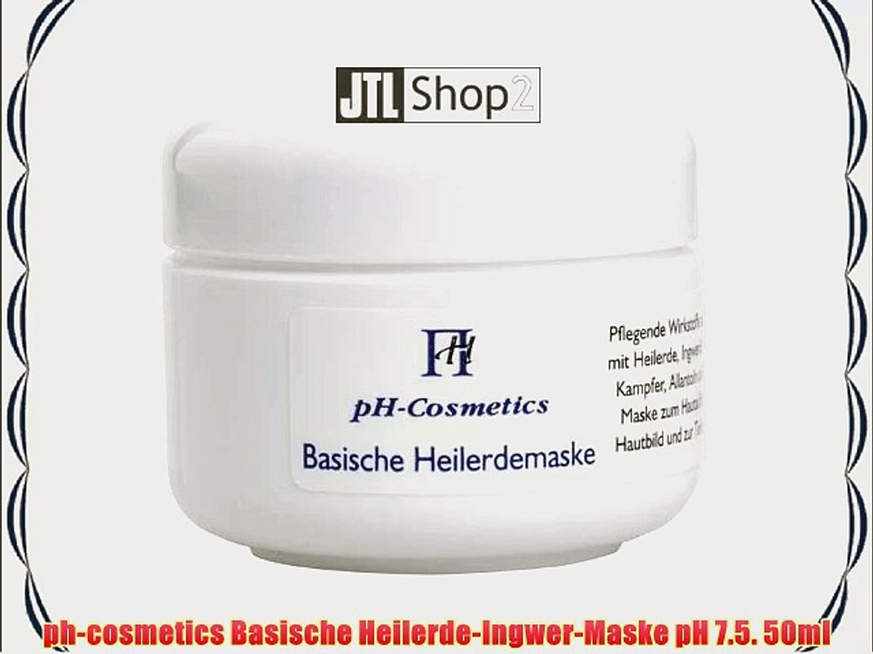 ph-cosmetics Basische Heilerde-Ingwer-Maske pH 7.5. 50ml