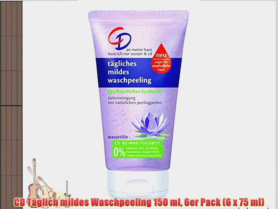 CD T?glich mildes Waschpeeling 150 ml 6er Pack (6 x 75 ml)