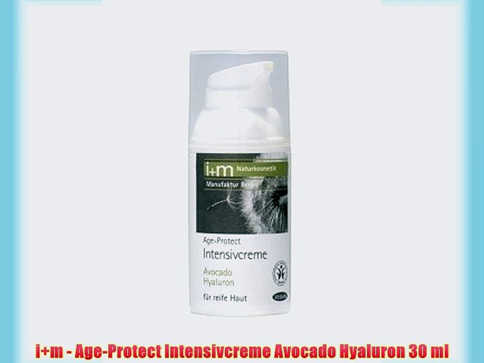 i m - Age-Protect Intensivcreme Avocado Hyaluron 30 ml