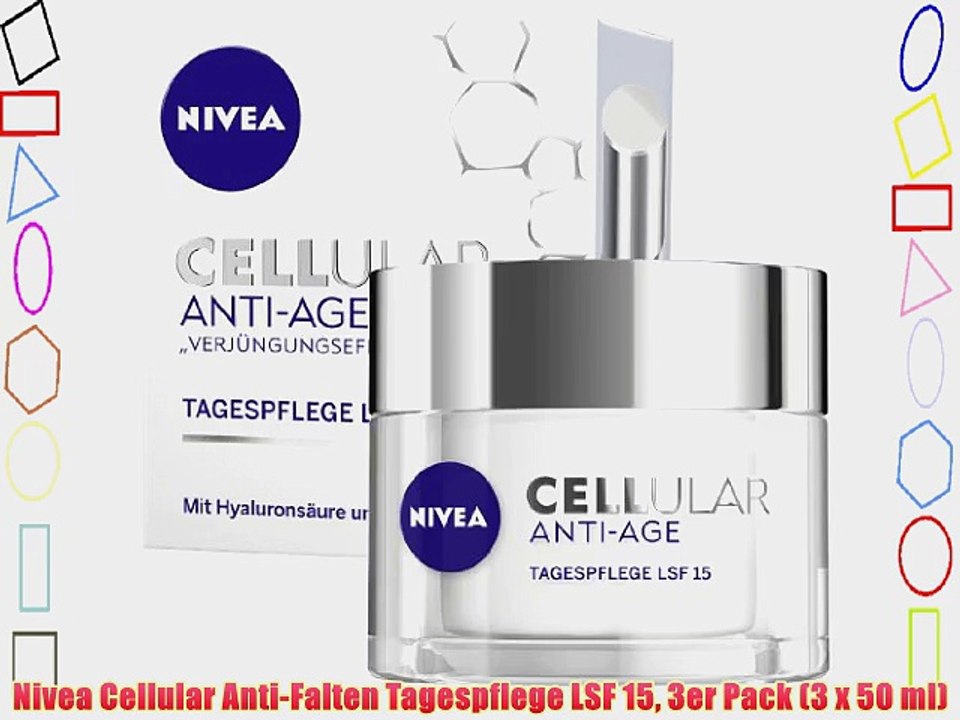 Nivea Cellular Anti-Falten Tagespflege LSF 15 3er Pack (3 x 50 ml)