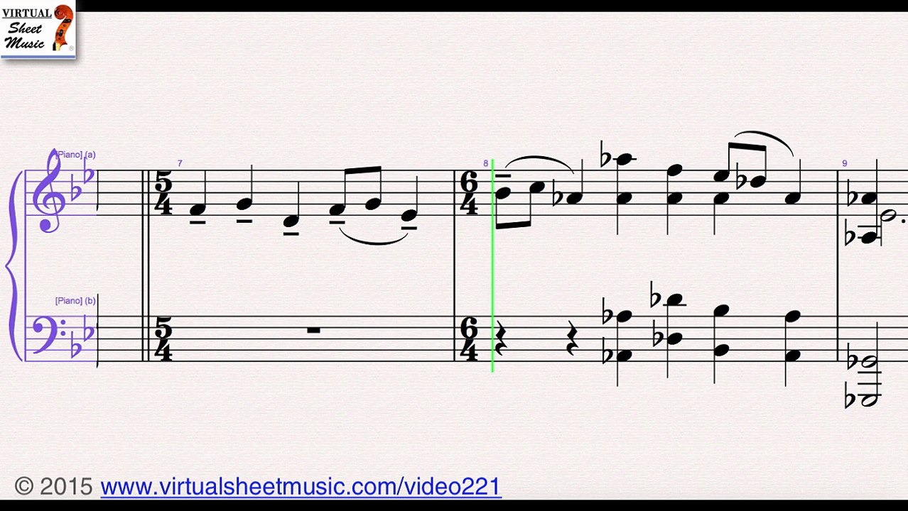 Modest Petrovic Mussorgsky's Pictures at an Exhibition for piano solo - Sheet Music Video Score