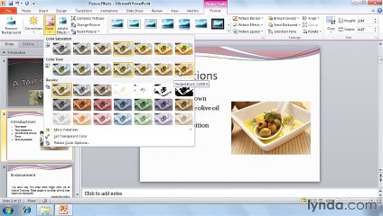 Powerpoint Using picture effects