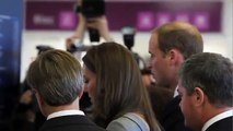 Prince William and Kate Middleton  visit Sainte Justine Hospital
