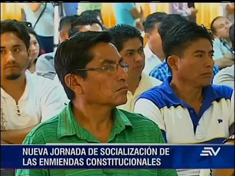 Salinas, sede de nueva socialización de enmiendas constitucionales