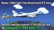 President Obama's Flight Back From Hawaii Vacation Cost American Taxpayers $1,564,000