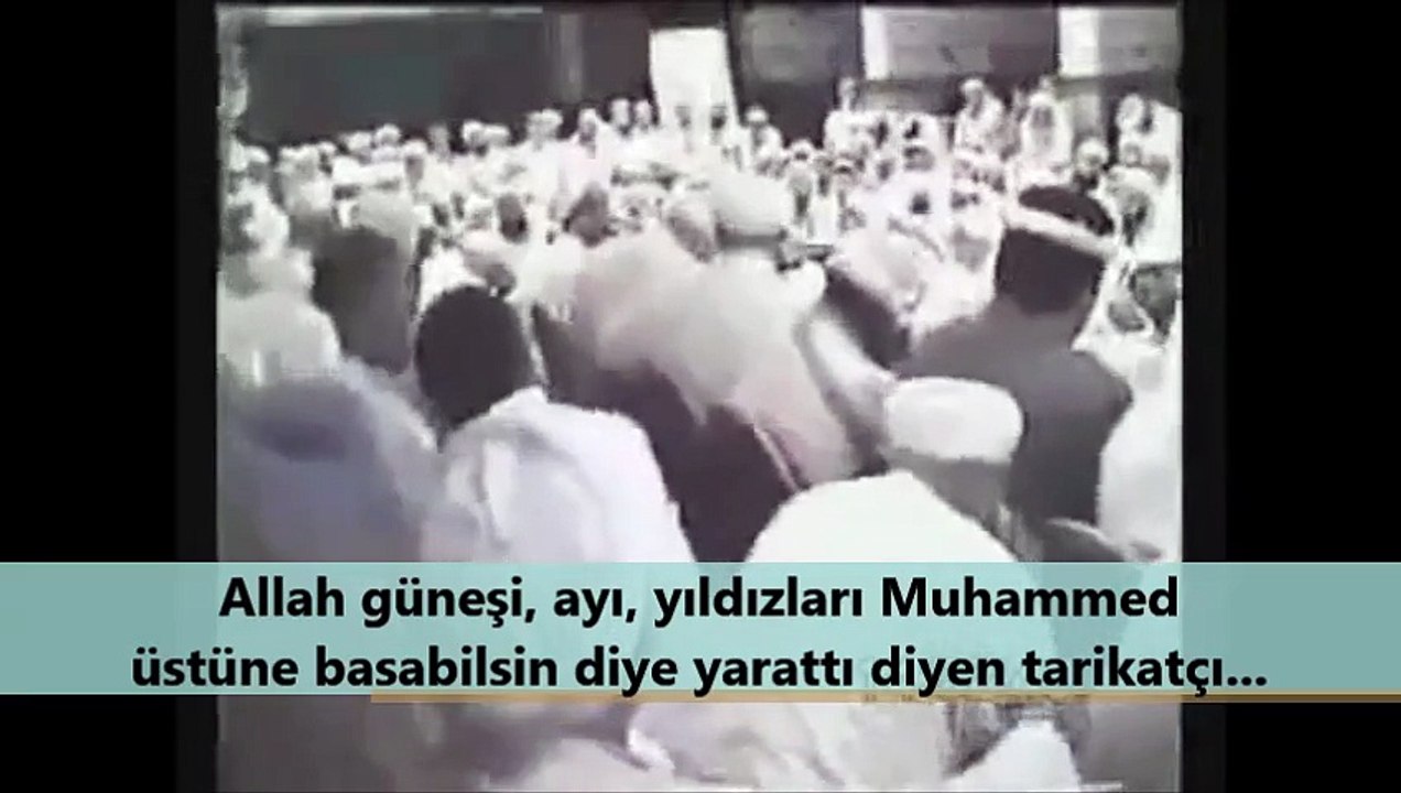 Allah güneşi, ayı, yıldızları Muhammed üstüne basabilsin diye yarattı diyen tarikatçı...