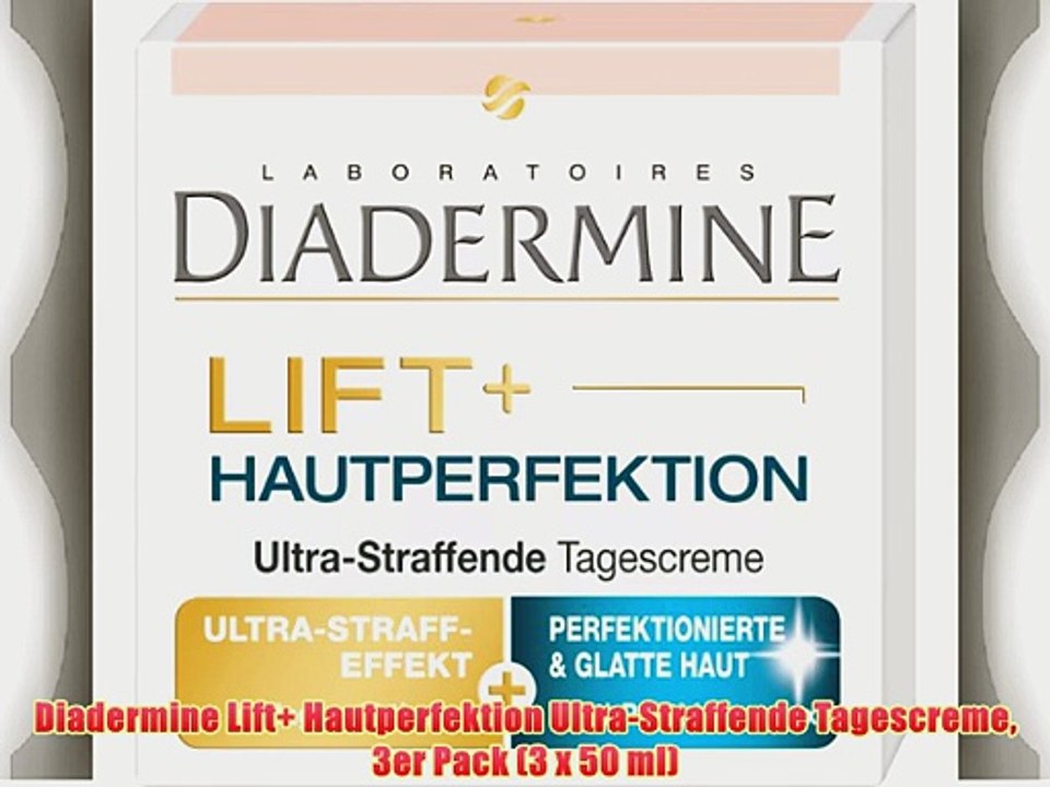 Diadermine Lift  Hautperfektion Ultra-Straffende Tagescreme 3er Pack (3 x 50 ml)
