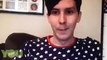Phil Lester (AmazingPhil) reading my comment on younow