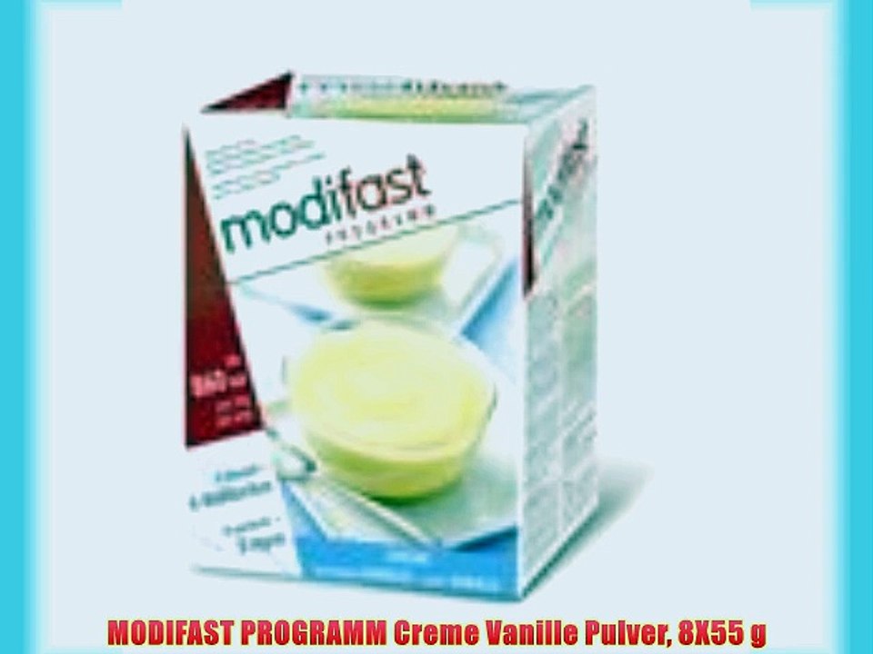 MODIFAST PROGRAMM Creme Vanille Pulver 8X55 g