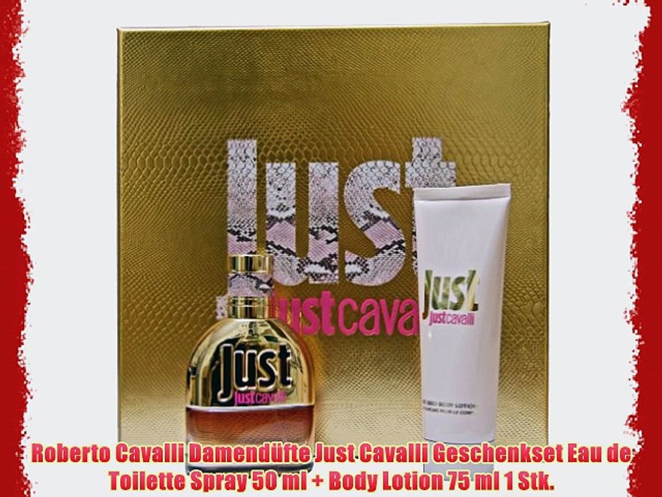 Roberto Cavalli Damend?fte Just Cavalli Geschenkset Eau de Toilette Spray 50 ml   Body Lotion