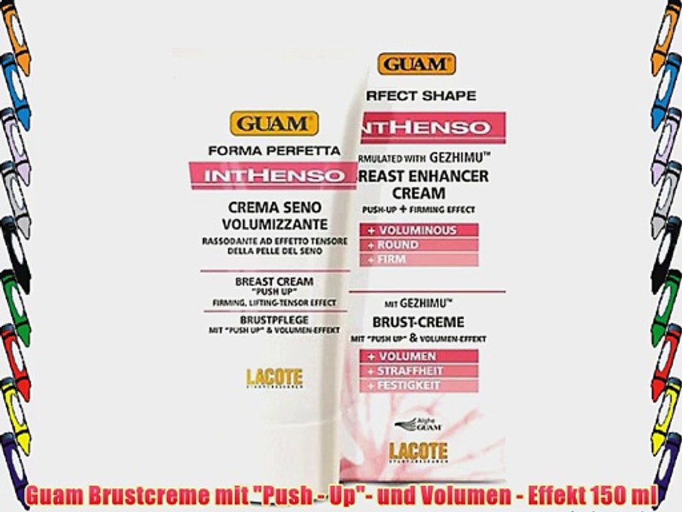 Guam Brustcreme mit Push - Up- und Volumen - Effekt 150 ml