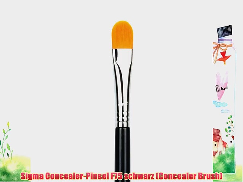 Sigma Concealer-Pinsel F75 schwarz (Concealer Brush)