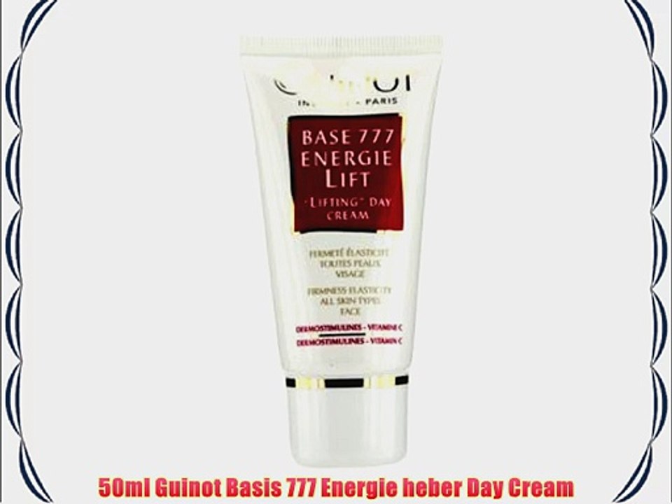 50ml Guinot Basis 777 Energie heber Day Cream