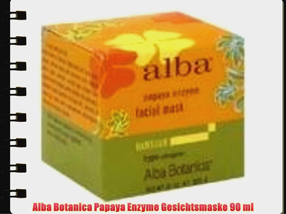 Alba Botanica Papaya Enzyme Gesichtsmaske 90 ml